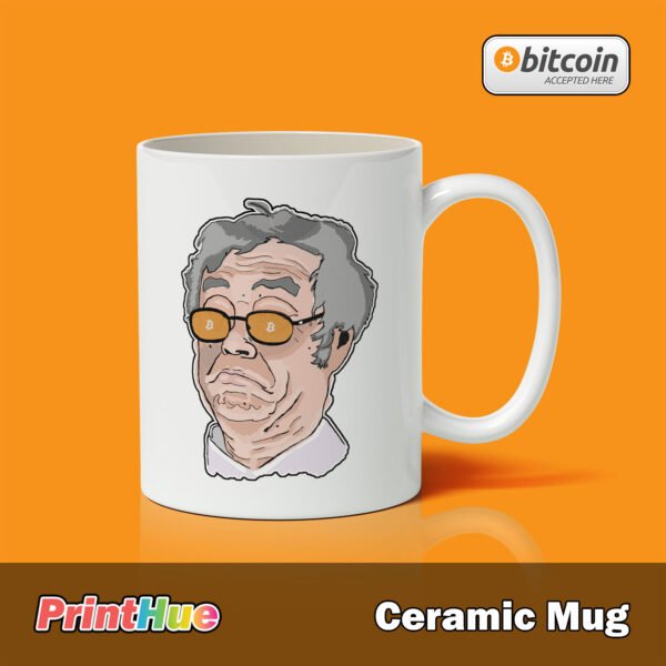 Dorian Satoshi Nakamoto Bitcoin Meme Mug